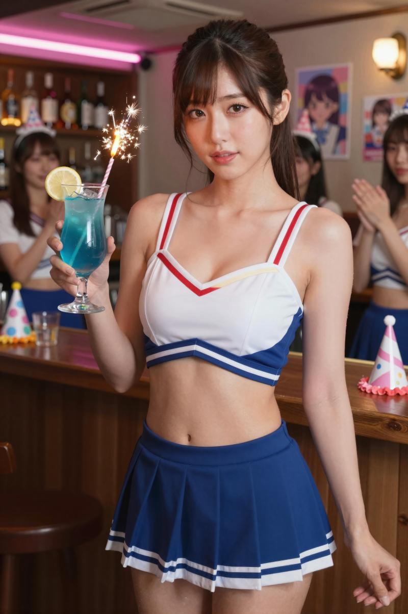 ガールズバー・コンカフェの美しいフリー素材