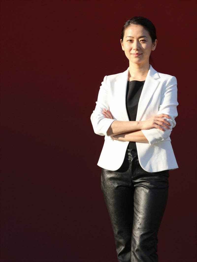 パワフルな女性の求人バナー素材