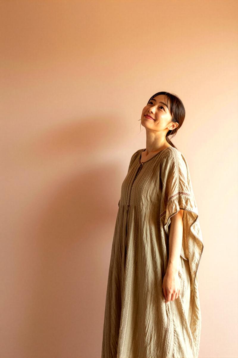 穏やかな笑顔の求人バナー素材