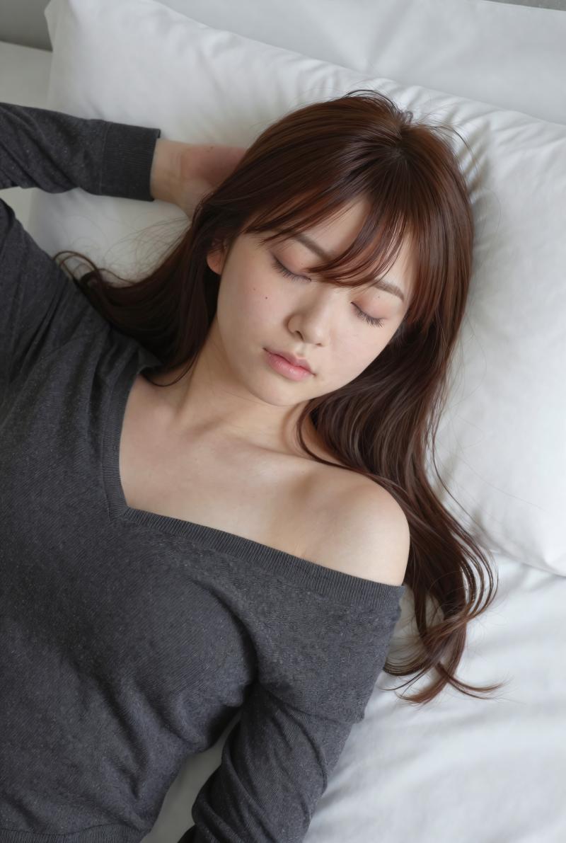 ベッドのリラックスフリー素材