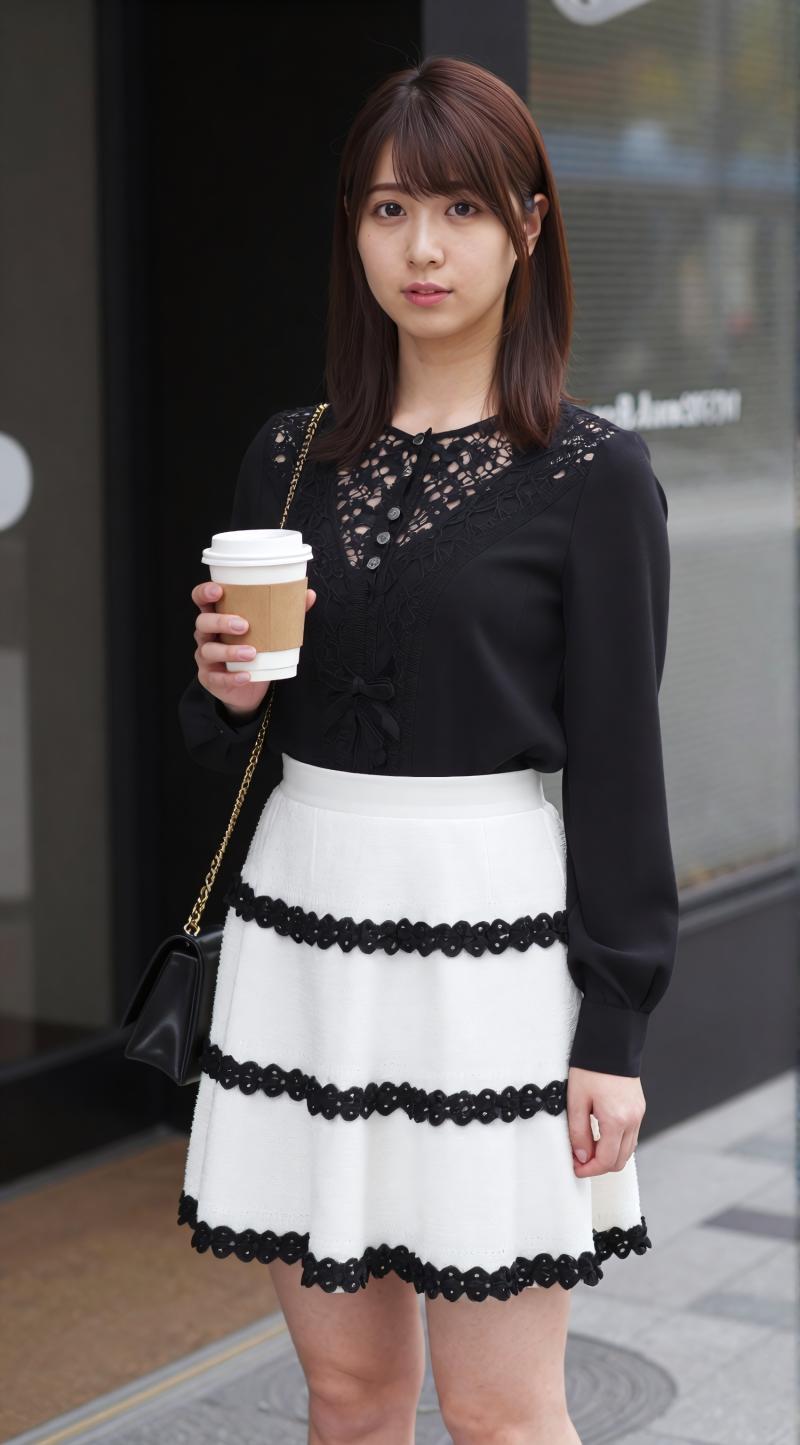 黒レースの美しいポートレート素材