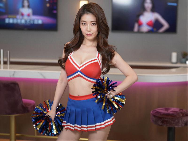 チアガールの躍動