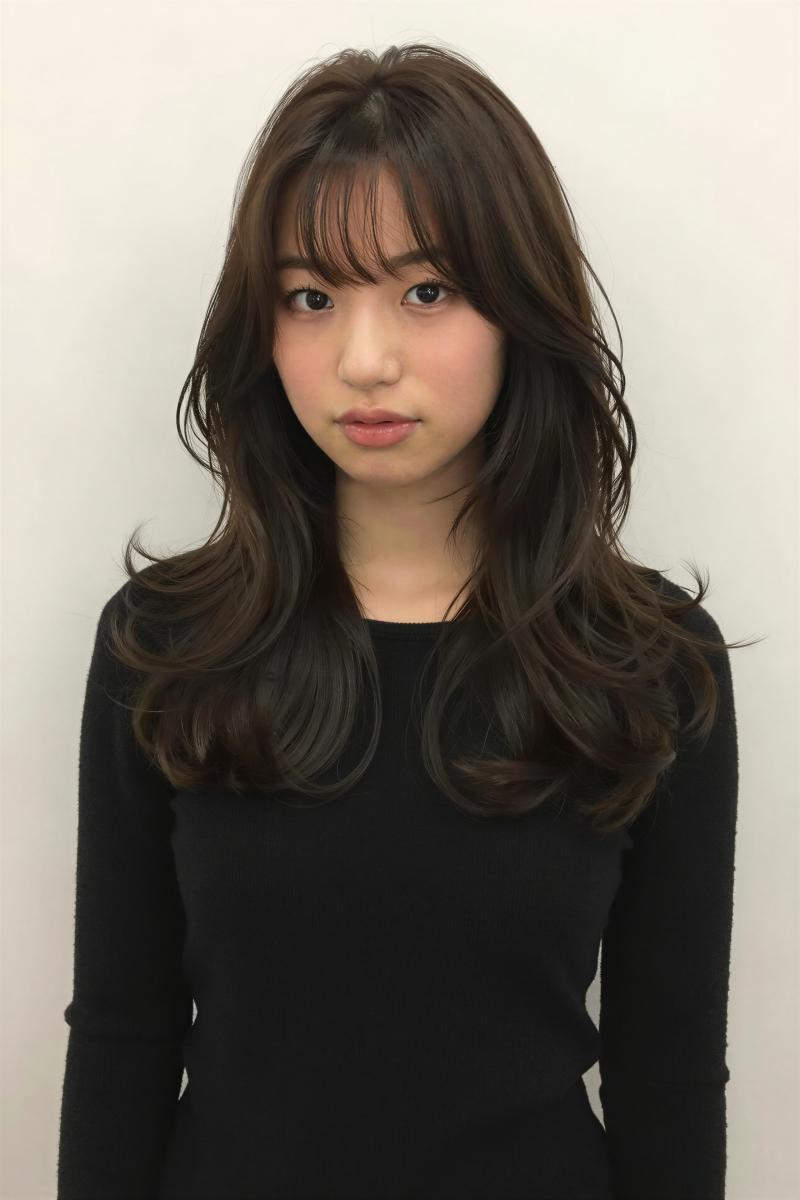 レース姿の美しい女性