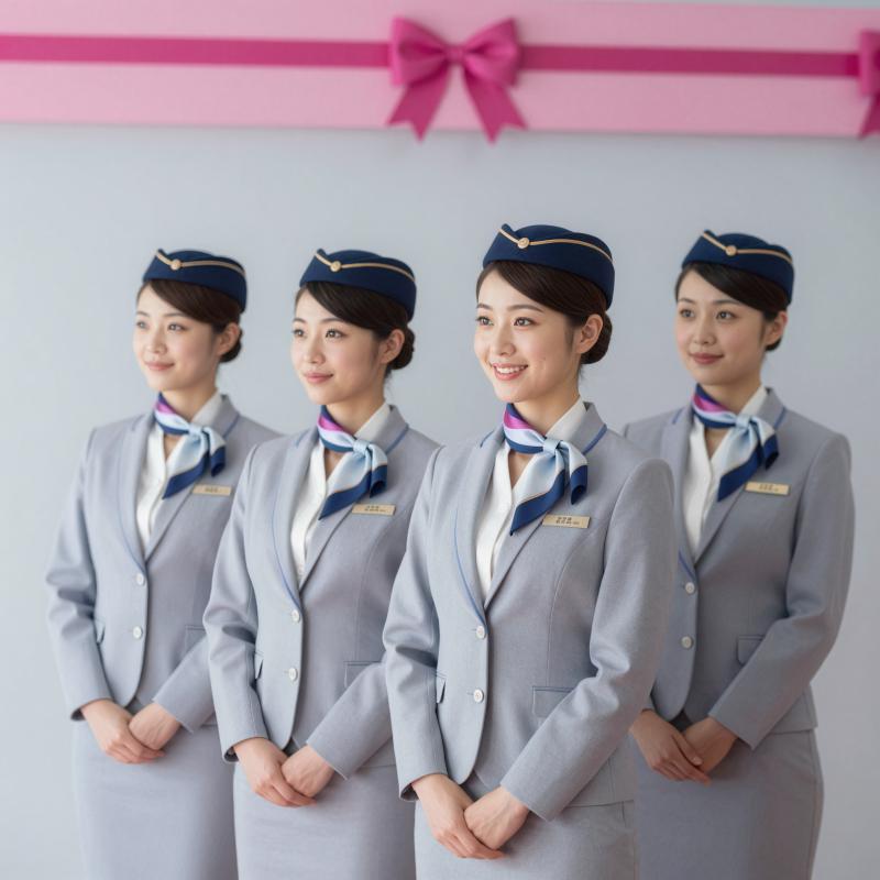 制服を着た4人の女性たちのポートレート