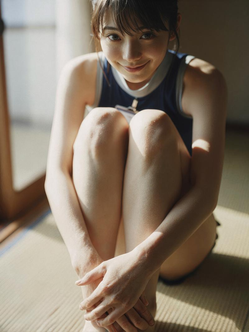 柔らかな光に包まれた女性ポートレート