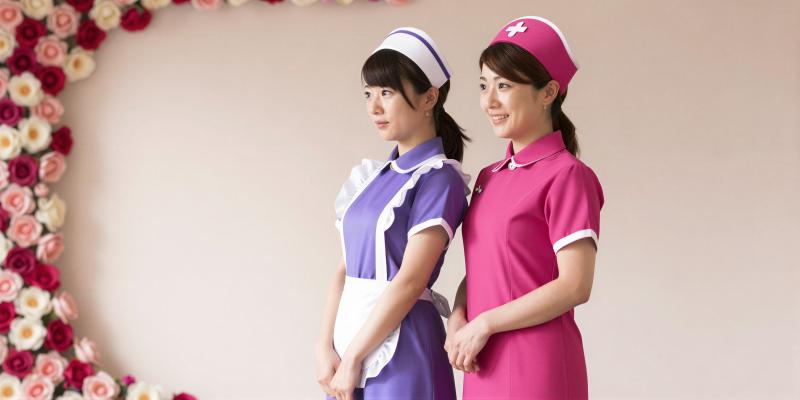 キャバクラの女性スタッフのポートレート