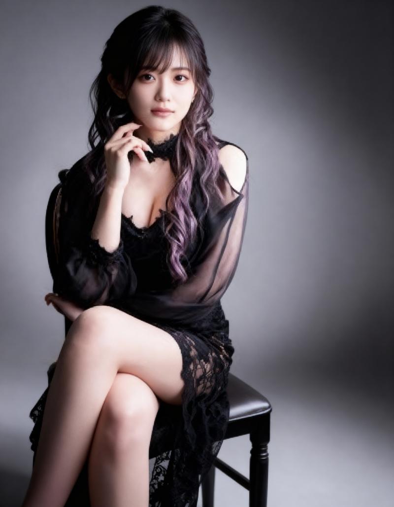 ポートレート カメラ アングルからの写実的な撮影。